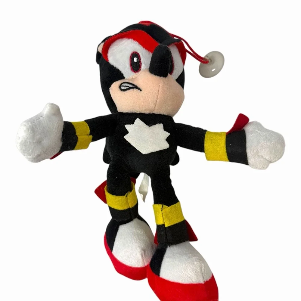 Shadow‎ the Hedgehog Plush Sonic the Hedgehog Black Red Stuffed Toy with Suction